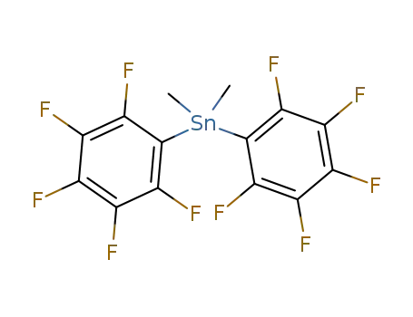 Molecular Structure of 801-79-6 (DIMETHYLBIS(PENTAFLUOROPHENYL)TIN)