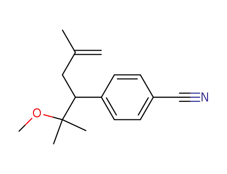 4-(4-cyanophenyl)-5-methoxy-2,5-dimethyl-1-hexene