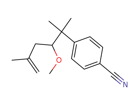 5-(4-cyanophenyl)-4-methoxy-2,5-dimethyl-1-hexene