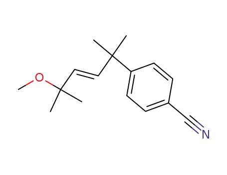 trans-2-(4-cyanophenyl)-5-methoxy-2,5-dimethyl-3-hexene