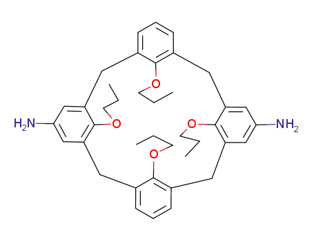 5,17-diamino-25,26,27,28-tetrakis(propyloxy)calix[4]arene