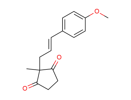 2-[(E)-3-(4-Methoxy-phenyl)-allyl]-2-methyl-cyclopentane-1,3-dione