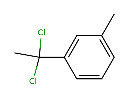 Molecular Structure of 16035-10-2 (Benzene, 1-(1,1-dichloroethyl)-3-methyl-)
