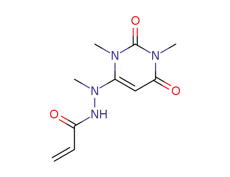 N-(1,3-dimethyl-2,4-dioxo-1,2,3,4-tetrahydropyrimidin-6-yl)-N-methyl-N'-acrylolylhydrazine