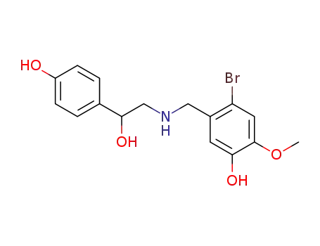 p-hydroxy-α-(2-bromo-5-hydroxy-4-methoxybenzylaminomethyl)benzyl alcohol