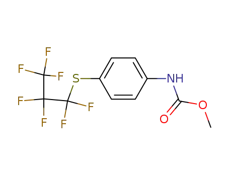 (4-Heptafluoropropylsulfanyl-phenyl)-carbamic acid methyl ester