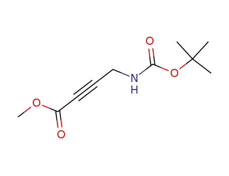 Molecular Structure of 163852-55-9 (2-Butynoicacid,4-[[(1,1-dimethylethoxy)carbonyl]amino]-,methylester(9CI))