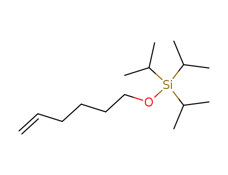 Molecular Structure of 173470-74-1 (Silane, (5-hexenyloxy)tris(1-methylethyl)-)