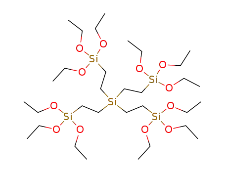 Molecular Structure of 155881-77-9 (3,11-Dioxa-4,7,10-trisilatridecane,
4,4,10,10-tetraethoxy-7,7-bis[2-(triethoxysilyl)ethyl]-)