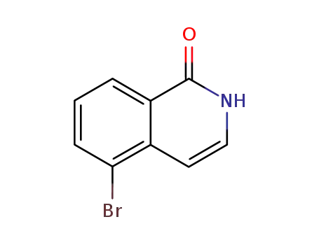 Molecular Structure of 190777-77-6 (5-bromoisoquinolin-1(2H)-one)
