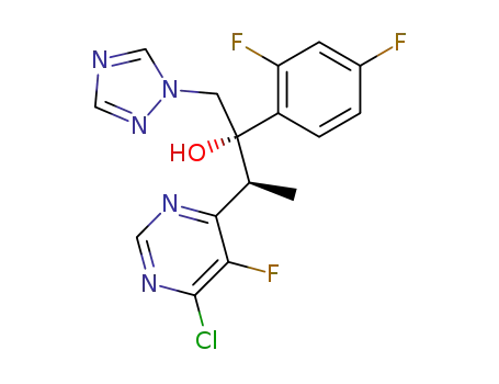 (2S,3S)-3-(6-Chloro-5-fluoro-pyrimidin-4-yl)-2-(2,4-difluoro-phenyl)-1-[1,2,4]triazol-1-yl-butan-2-ol
