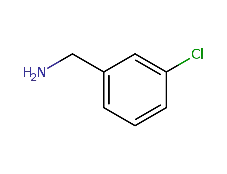 Molecular Structure of 4152-90-3 (3-Chlorobenzylamine)