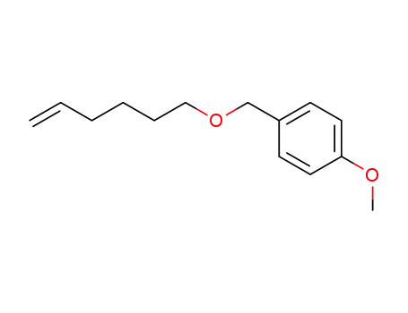 Molecular Structure of 207795-48-0 (Benzene, 1-[(5-hexenyloxy)methyl]-4-methoxy-)