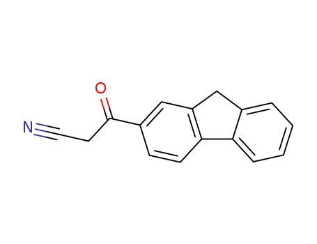 Molecular Structure of 197250-39-8 (9H-Fluorene-2-propanenitrile, b-oxo-)
