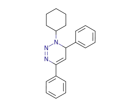 1-Cyclohexyl-4,6-diphenyl-1,6-dihydro-[1,2,3]triazine