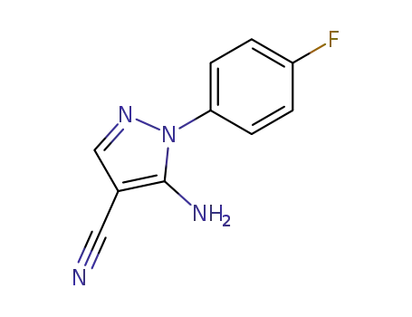 5-아미노-4-시아노-1-(4-플루오로페닐)피라졸