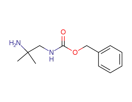 Molecular Structure of 156892-82-9 (benzyl N-(2-aMino-2-Methylpropyl)carbaMate)