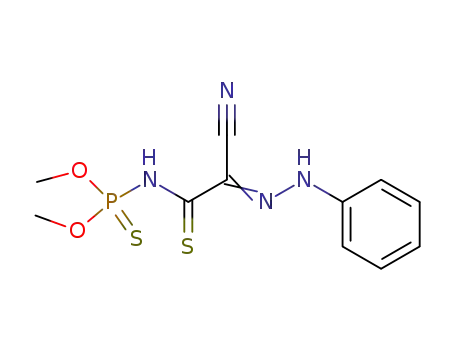 [cyano-(phenyl-hydrazono)-thioacetyl]-thiophosphoramidic acid O,O'-dimethyl ester