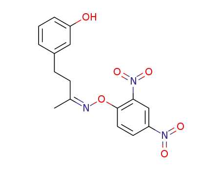 4-(3-hydroxyphenyl)butan-2-one (Z)-O-2,4-dinitrophenyloxime