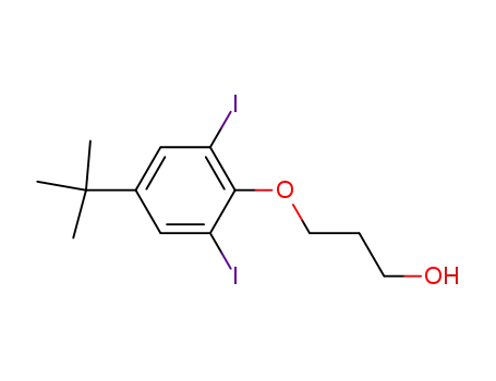 3-(4-tert-butyl-2,6-diiodo-phenoxy)-propan-1-ol