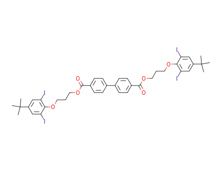 Bis[3-(4-tert-butyl-2,6-diiodophenoxy)propyl] 4,4'-biphenyldicarboxylate
