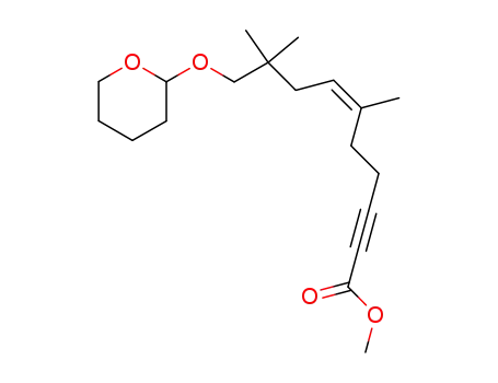 methyl (4Z)-6,6,9-trimethyl-10-(tetrahydropyranyloxy)dec-6-en-2-ynoate
