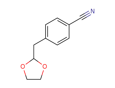 4-(1,3-dioxolan-2-ylmethyl)benzonitrile