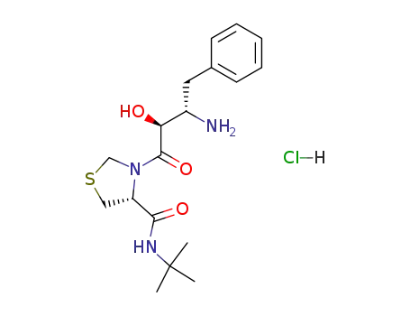 (R)-3-((2S,3S)-3-Amino-2-hydroxy-4-phenyl-butyryl)-thiazolidine-4-carboxylic acid tert-butylamide; hydrochloride
