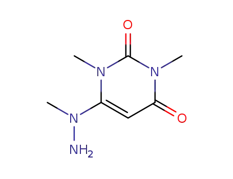 2,4(1H,3H)-Pyrimidinedione,1,3-dimethyl-6-(1-methylhydrazinyl)- cas  4318-53-0