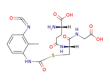 (S)-2-Amino-4-[(R)-1-(carboxymethyl-carbamoyl)-2-(3-isocyanato-2-methyl-phenylcarbamoylsulfanyl)-ethylcarbamoyl]-butyric acid