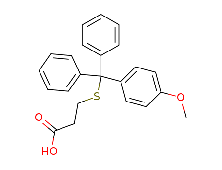 Propanoic acid, 3-[[(4-methoxyphenyl)diphenylmethyl]thio]-