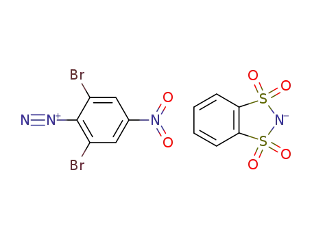 2,6-dibromo-4-nitrobenzenediazonium o-benzenedisulfonimide