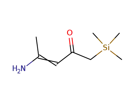 Molecular Structure of 403815-86-1 (3-Penten-2-one, 4-amino-1-(trimethylsilyl)-)
