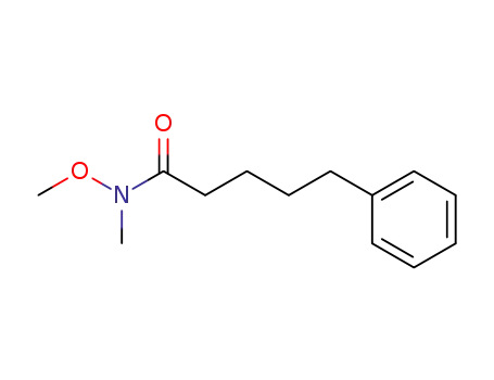 5-phenylpentanoic acid-methoxy-methyl-amide