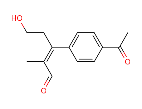 (2Z)-3-(4-acetylphenyl)-5-hydroxy-2-methyl-2-pentenal