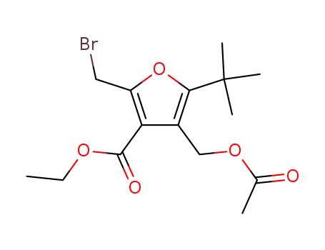 ethyl 4-(acetoxymethyl)-2-(bromomethyl)-5-tert-butylfuran-3-carboxylate