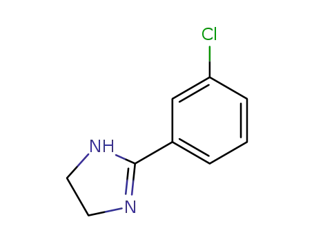 Molecular Structure of 27429-86-3 (1H-Imidazole, 2-(3-chlorophenyl)-4,5-dihydro-)