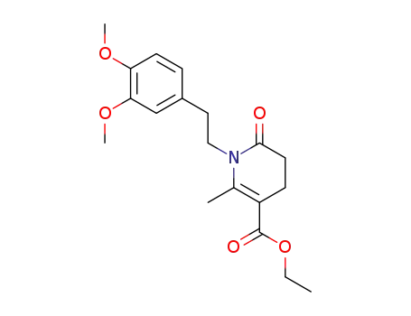 1-[2-(3,4-dimethoxy-phenyl)-ethyl]-2-methyl-6-oxo-1,4,5,6-tetrahydro-pyridine-3-carboxylic acid ethyl ester
