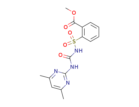 Benzoicacid, 2-[[[[(4,6-dimethyl-2-pyrimidinyl)amino]carbonyl]amino]sulfonyl]-, methylester
