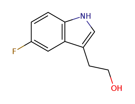 Molecular Structure of 101349-12-6 (2-(5-FLUORO-1H-INDOL-3-YL)ETHANOL)