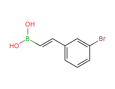 2-(3-bromophenyl)ethenylboronic acid