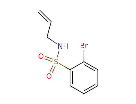 Molecular Structure of 851297-52-4 (Benzenesulfonamide, 2-bromo-N-2-propenyl-)