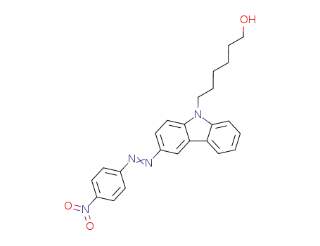 6-[3-(4-nitrophenylazo)carbazol-9-yl]hexan-1-ol