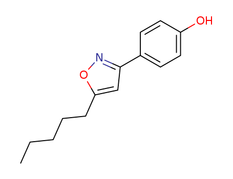 Phenol, 4-(5-pentyl-3-isoxazolyl)-