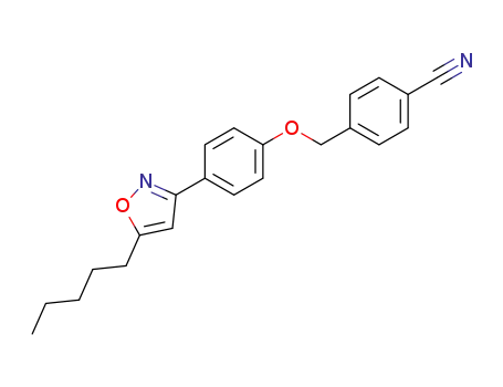 3-(4-cyanophenylmethoxy)phenyl-5-pentylisoxazole