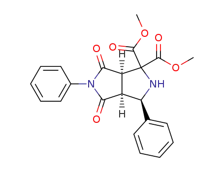 dimethyl rel-(3S,3aR,6aS)-4,6-dioxo-3,5-diphenylhexahydropyrrolo[3,4-c]pyrrole-1,1(2H)-dicarboxylate