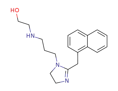 2-[3-(2-naphthalen-1-ylmethyl-4,5-dihydro-imidazol-1-yl)-propylamino]-ethanol