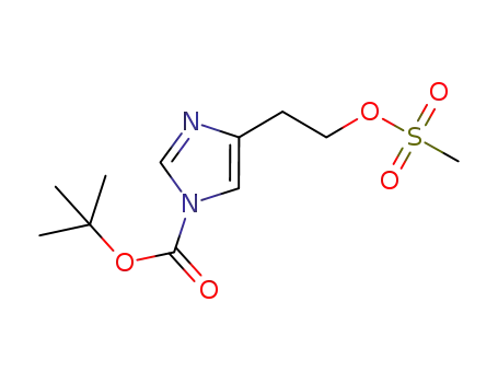 4-(2-methanesulfonyloxy-ethyl)-imidazole-1-carboxylic acid tert-butyl ester