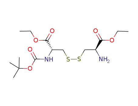ethyl (R)-2-amino-3-{[(R)-2-(tert-butoxycarbonylamino)-2-(ethoxycarbonyl)ethyl]disulfanyl}propanoate