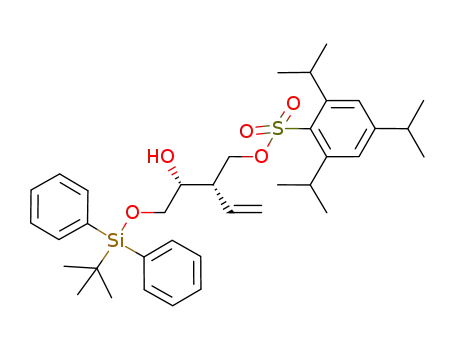 ((1RS,2SR)-2-(2-(tert-butyldiphenylsilanyloxy)-1-hydroxyethyl)but-3-enyl)-2,4,6-triisopropylbenzenesulfonate